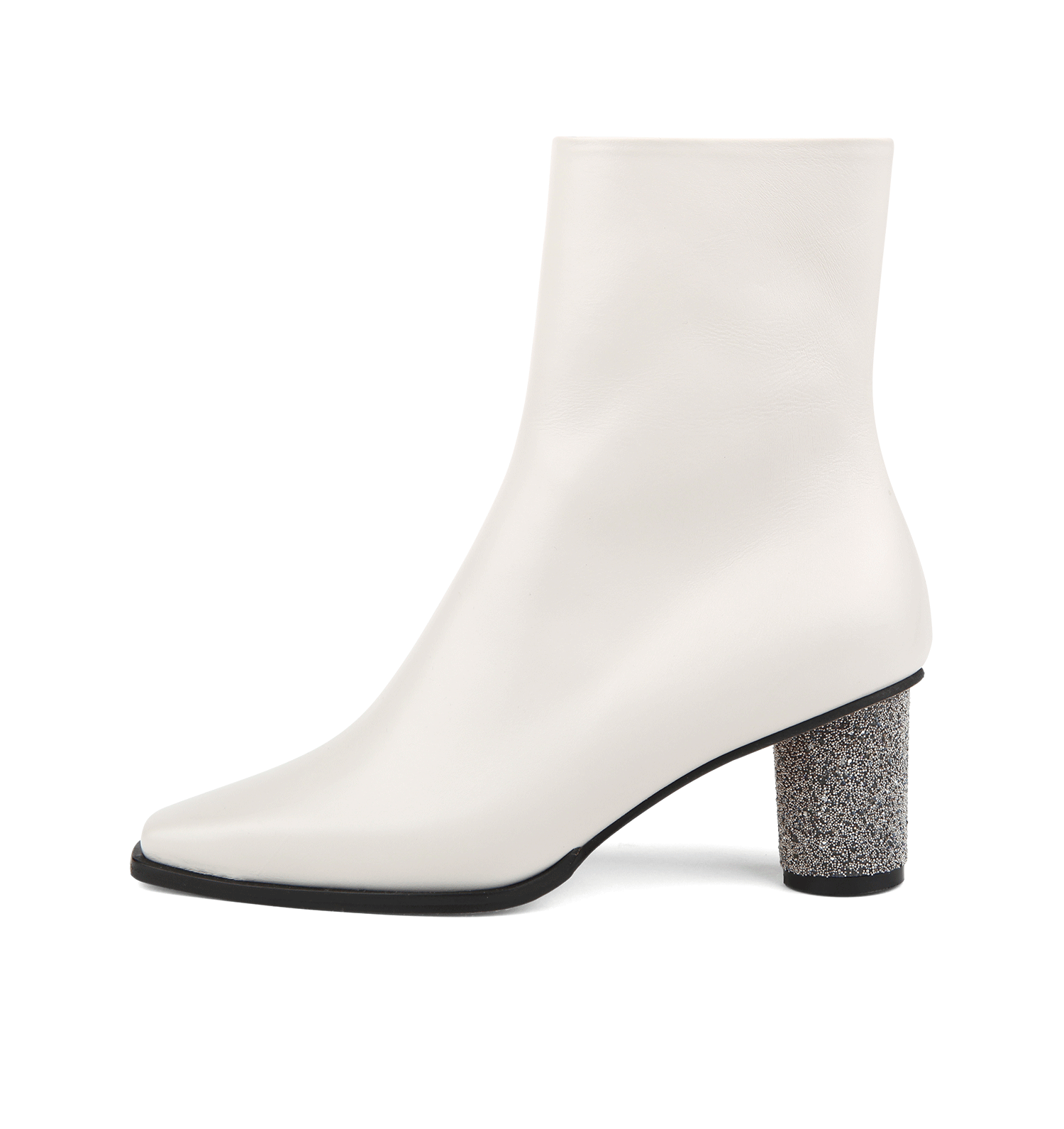 Starry Ankle Boots - Off-White